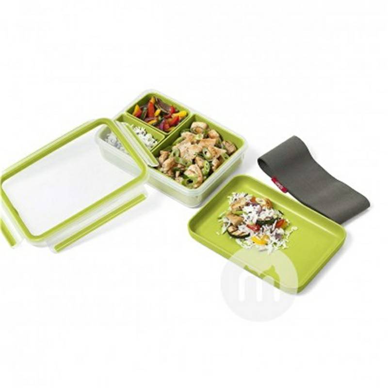 EMSA kotak makan siang anak-anak Jerman makanan ringan kotak versi 1.2L versi upgrade di luar negeri