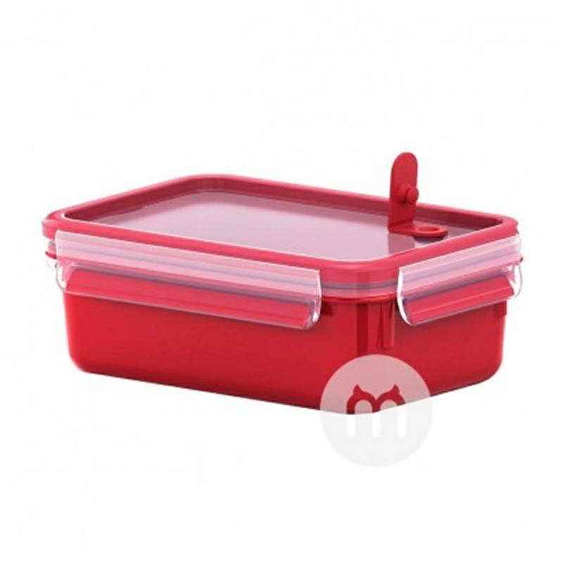 EMSA kotak makan siang camilan anak-anak Jerman kotak pelestarian dengan microwave katup 1L versi luar negeri