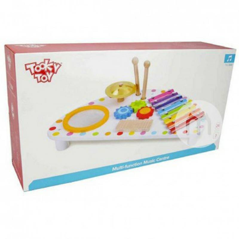 Tooky Toy Jerman Tooky Toy multifungsi pendidikan awal kayu mengetuk piano versi luar negeri