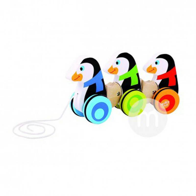 Tooky Toy Jerman Tooky Toy bayi penguin kecil balita tarik mainan versi luar negeri