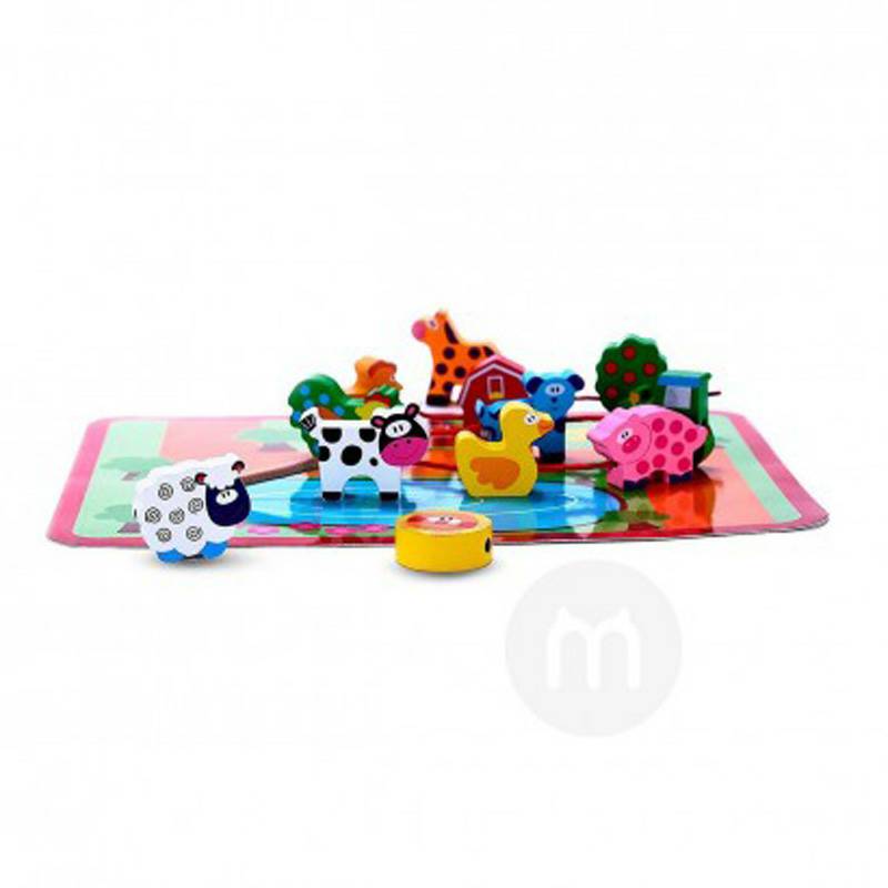 Tooky Toy Jerman Tooky Toy Baby Farm Seri Pendidikan Beaded Toy Versi Luar Negeri