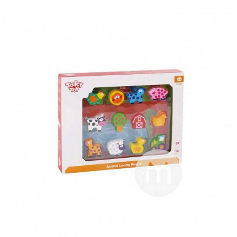 Tooky Toy Jerman Tooky Toy Baby Farm Seri Pendidikan Beaded Toy Versi Luar Negeri