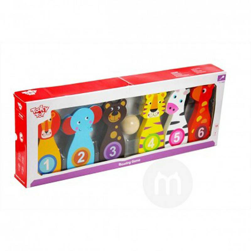 Tooky Toy Jerman Tooky Toy Baby Bowling Toy Set Versi Luar Negeri