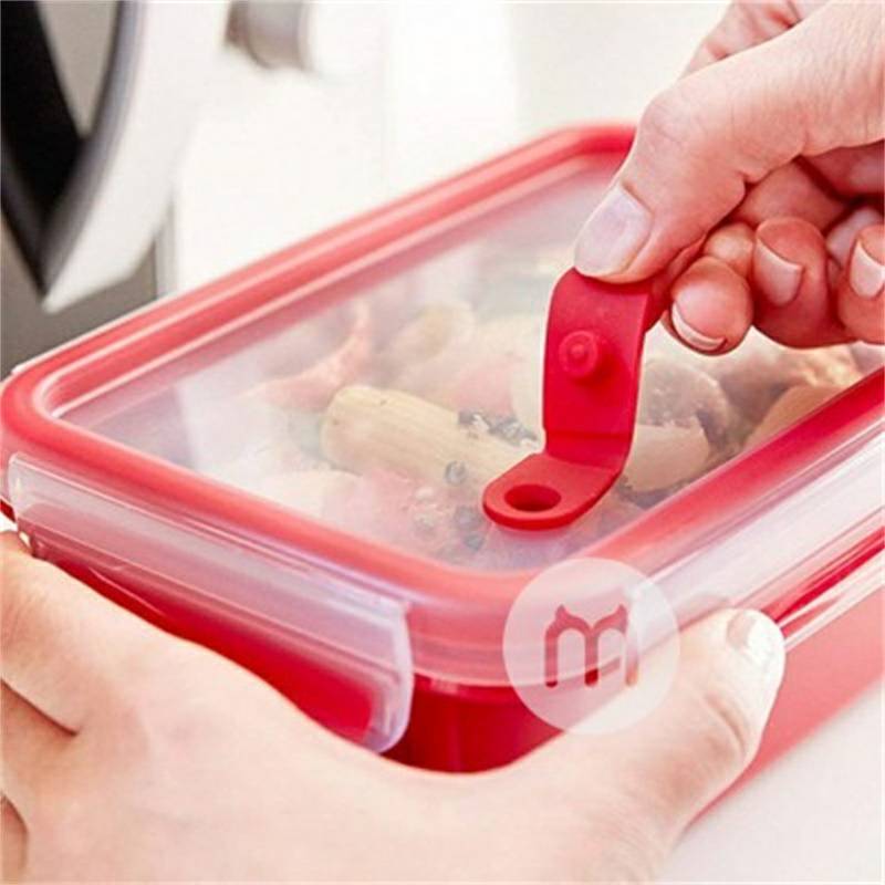 EMSA Jerman kotak makan siang anak-anak camilan kotak pelestarian makanan dengan katup microwave versi 1.2L luar negeri