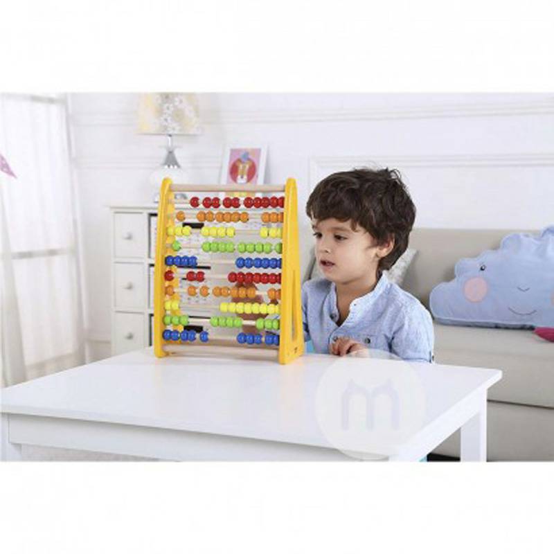 Mainan Tooky Jerman Tooky Mainan Bayi Sempoa Kayu Versi Luar Negeri