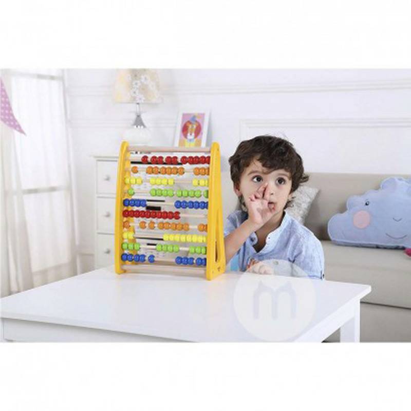 Mainan Tooky Jerman Tooky Mainan Bayi Sempoa Kayu Versi Luar Negeri