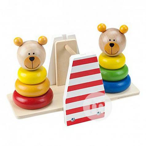 Tooky Toy Jerman Tooky Toy Baby Rocker Bear Balance Toy Versi Luar Neg...