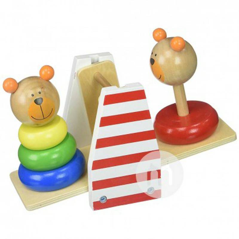 Tooky Toy Jerman Tooky Toy Baby Rocker Bear Balance Toy Versi Luar Negeri