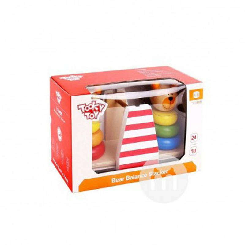 Tooky Toy Jerman Tooky Toy Baby Rocker Bear Balance Toy Versi Luar Negeri