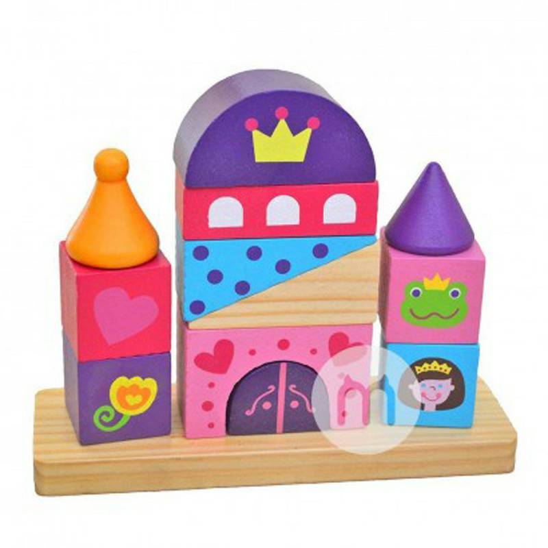 Tooky Toy Jerman Tooky Toy baby castle blok bangunan mainan versi luar negeri