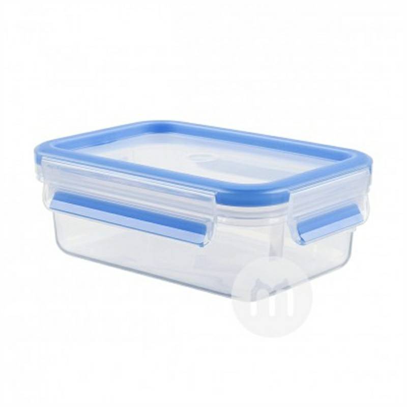 kotak makanan ringan plastik Jerman EMSA persegi dengan tutup 550ml versi luar negeri