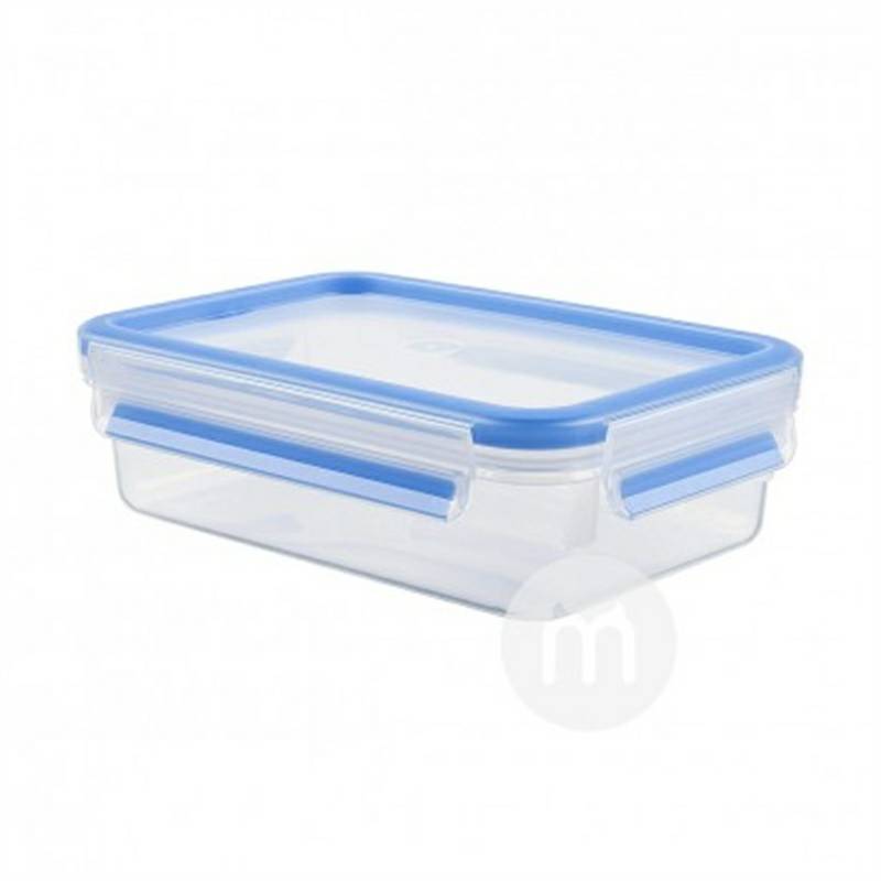 EMSA German Square Snack Box Plastik dengan tutup 800ml Versi Luar Negeri