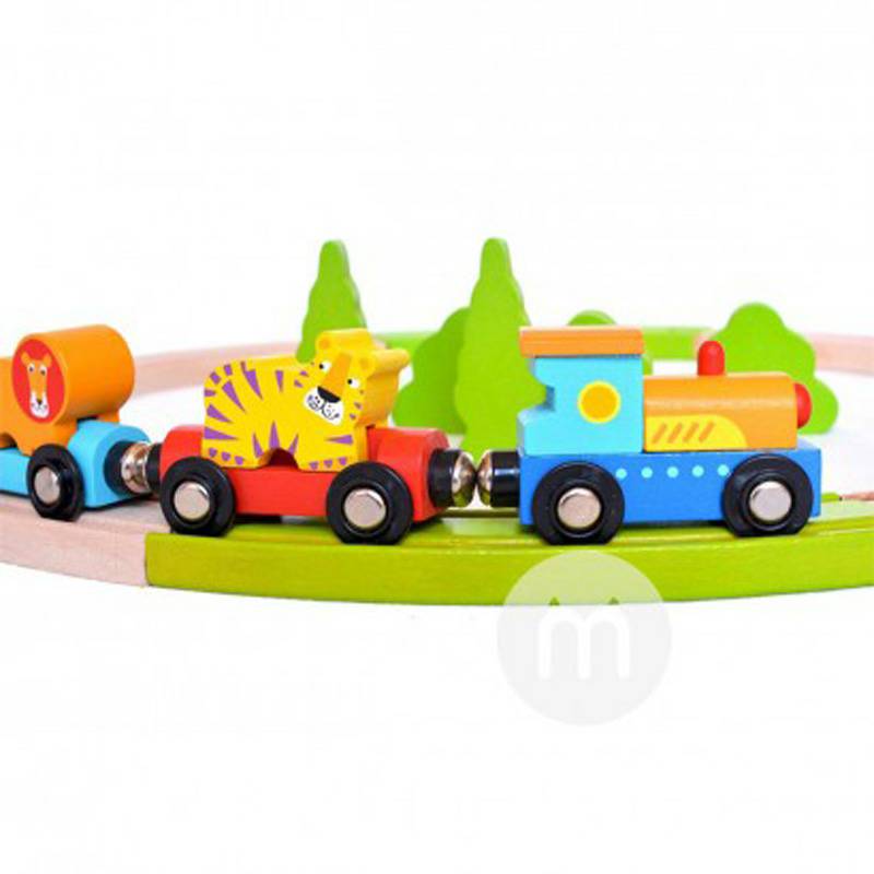 Tooky Toy Jerman Tooky Toy bayi kereta rel magnetik mainan versi luar negeri