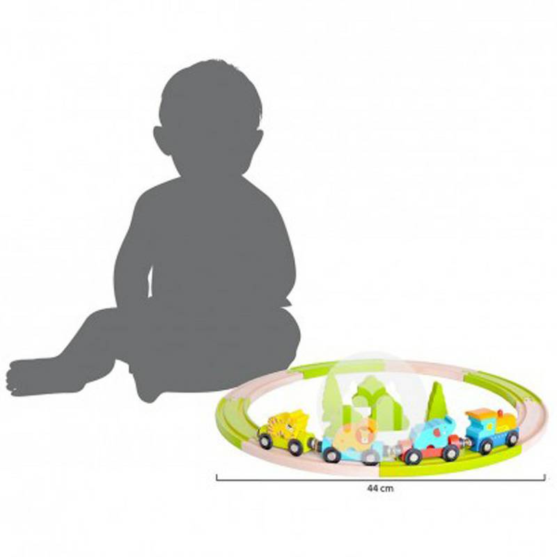 Tooky Toy Jerman Tooky Toy bayi kereta rel magnetik mainan versi luar negeri