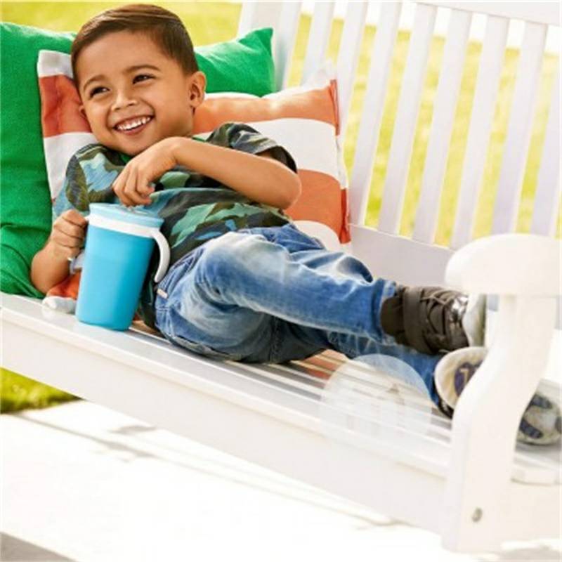 Munchkin US cup bocah camilan penggunaan ganda anti bocor dan tumpahan versi luar negeri