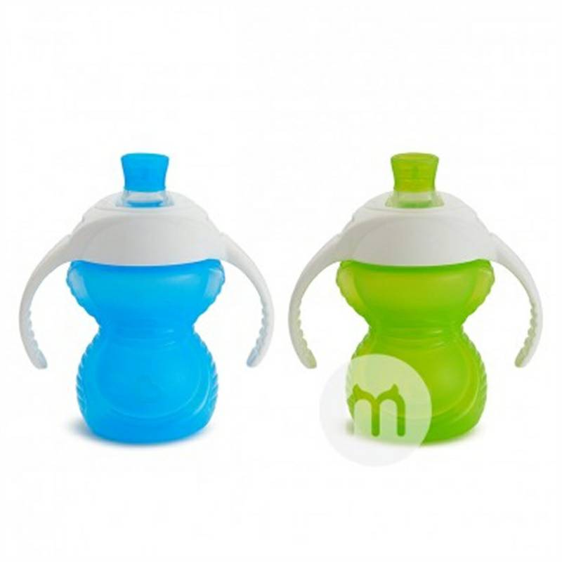 Munchkin Amerika Serikat anti bocor pelatihan minum cup duckbill dengan pegangan 207ml dua edisi luar negeri