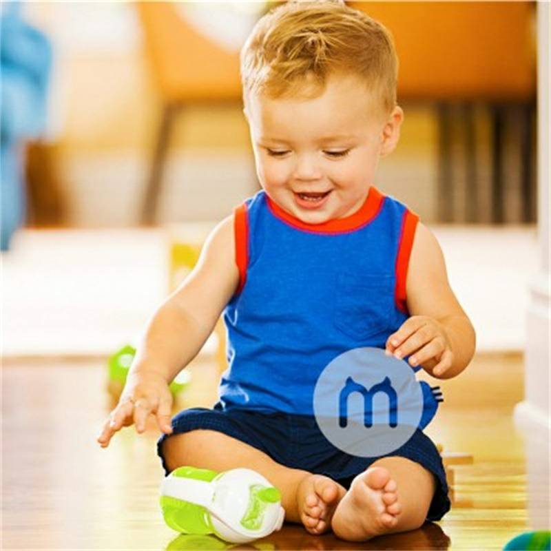 Munchkin Amerika Serikat anti bocor pelatihan minum cup duckbill dengan pegangan 207ml dua edisi luar negeri