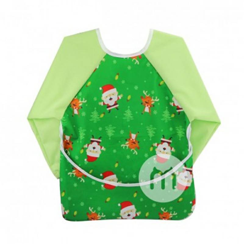 Hisprout Hisprout waterproof bib versi 0-24 bulan di luar negeri