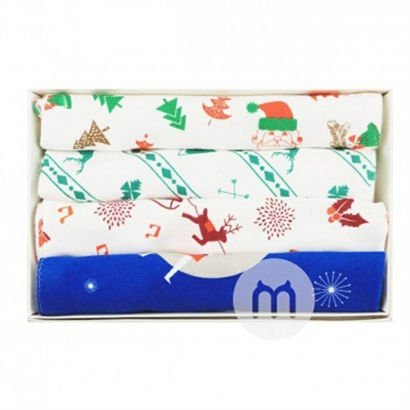 Hisprout American Hisprout Baby Triangle Scarf Four Pack Versi Luar Negeri