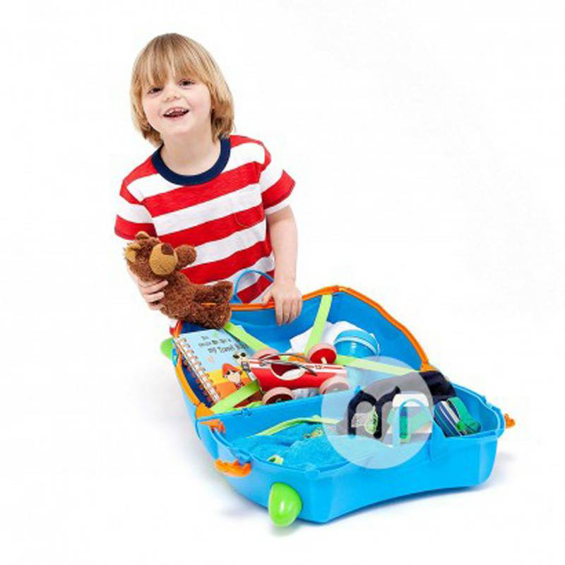 Trunki British Trunki versi kartun anak-anak koper multi-fungsi di luar negeri