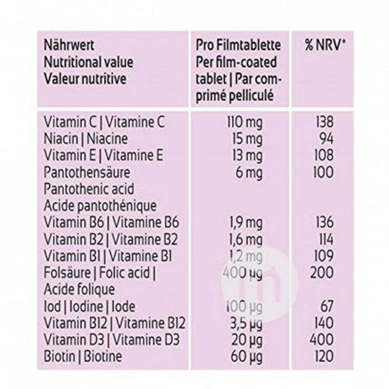 Denk Jerman Denk Lactonatal + DHA wanita hamil postpartum multivitamin Kapsul suplemen gizi luar negeri