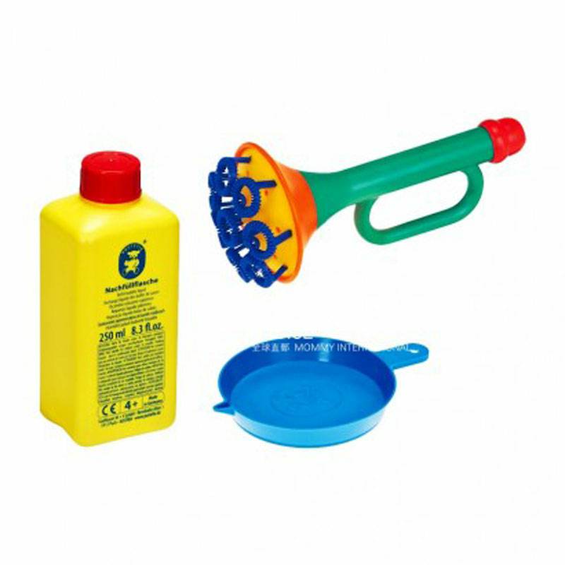 Pustefix German horn bubble + bubble liquid versi luar negeri