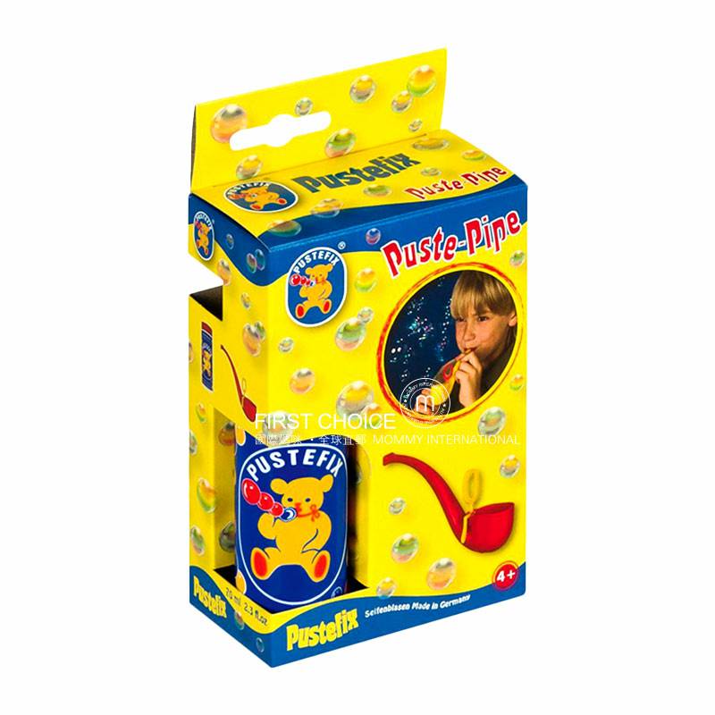 Pustefix German Rainbow Pipe Bubble + Bubble Liquid Versi Luar Negeri