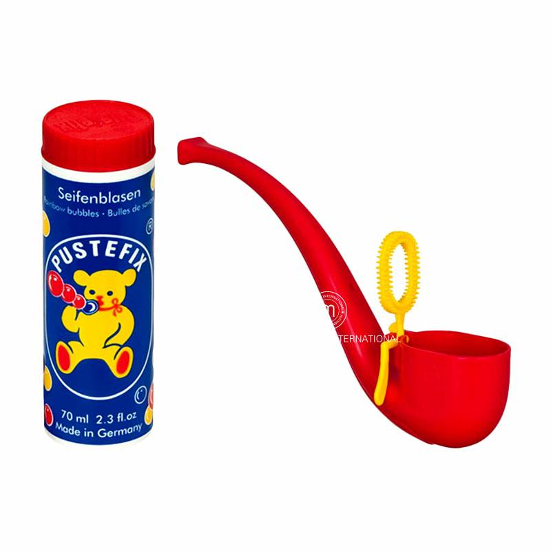 Pustefix German Rainbow Pipe Bubble + Bubble Liquid Versi Luar Negeri