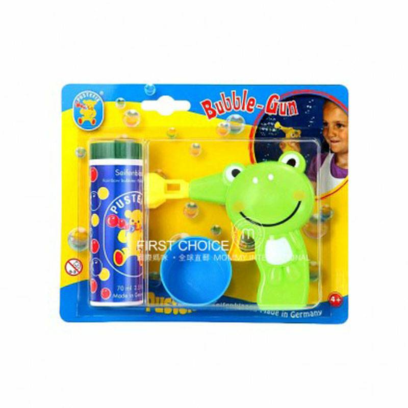 Pustefix German gun gelembung manual + versi cair gelembung luar negeri