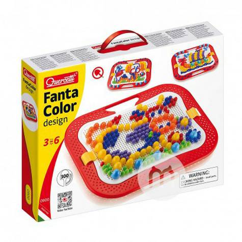 mainan puzzle kuku jamur anak-anak Italia Quercetti versi 0900 di luar...