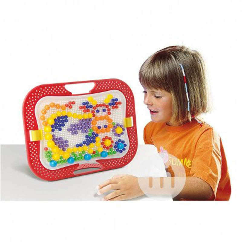 mainan puzzle kuku jamur anak-anak Italia Quercetti versi 0900 di luar negeri