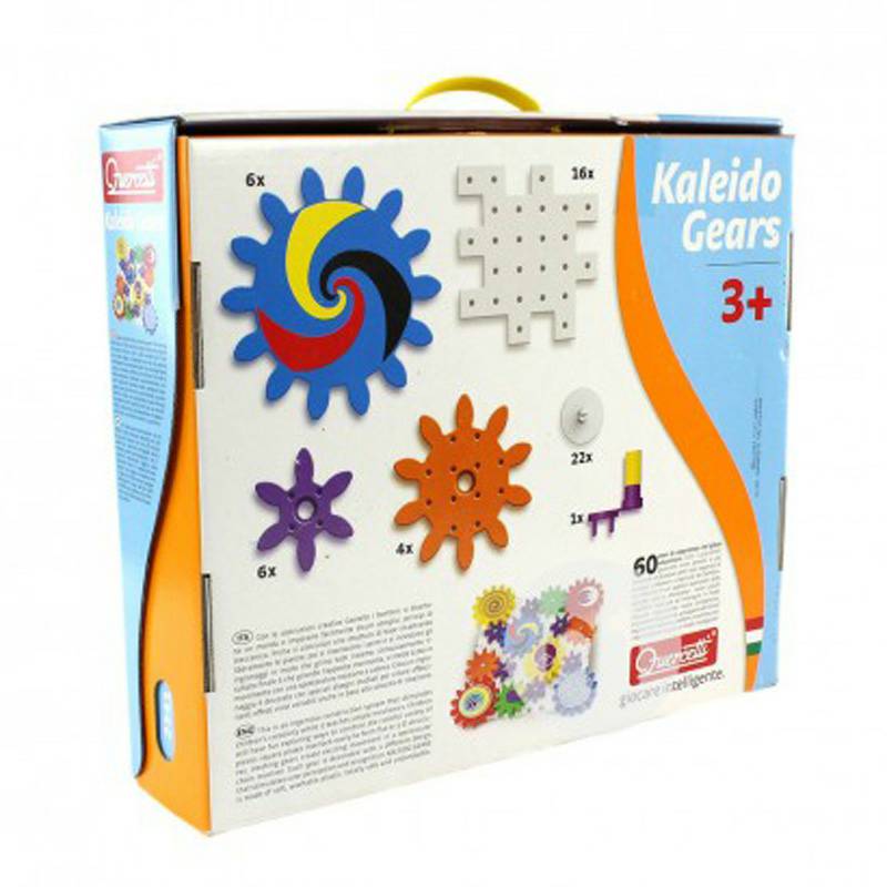 Quercetti Italia kaleidoskop kombinasi blok bangunan mainan mainan 2341 versi luar negeri