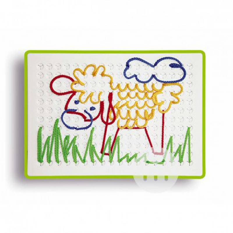 Quercetti Italia puzzle anak usia dini pendidikan merangkai mainan versi 0570 di luar negeri