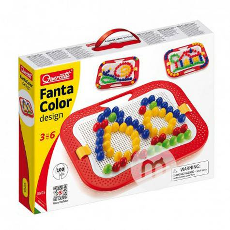 mainan puzzle kuku jamur anak-anak Italia Quercetti versi luar negeri