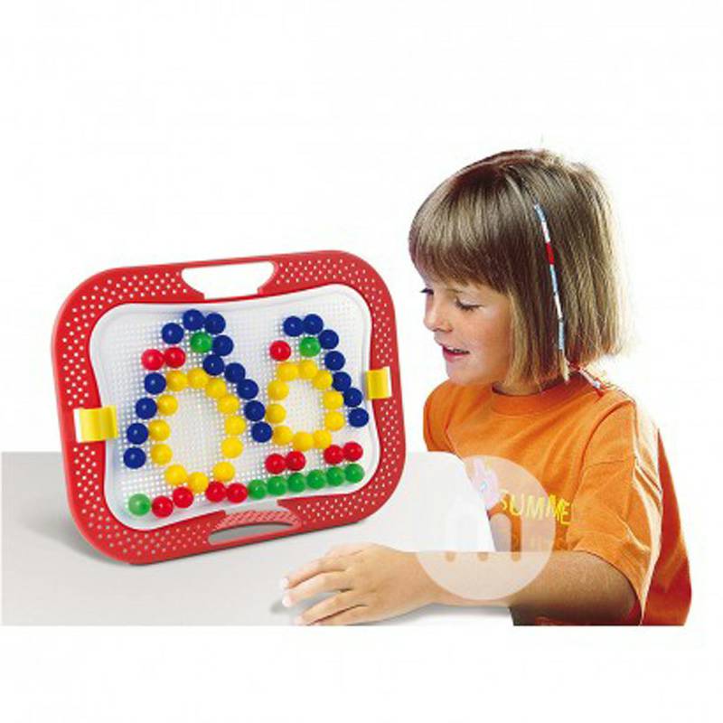 mainan puzzle kuku jamur anak-anak Italia Quercetti versi luar negeri