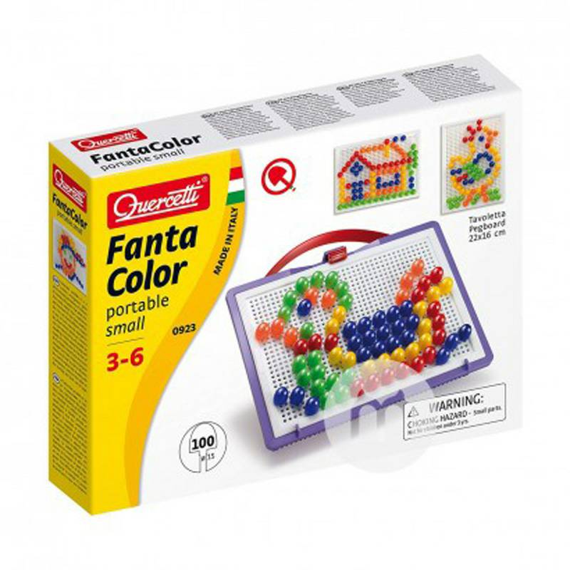 mainan puzzle kuku jamur anak-anak Italia Quercetti versi 0923 di luar negeri