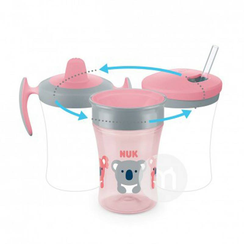 NUK Germany NUK 3-in-1 cup minum ditetapkan untuk lebih dari 6 bulan versi Luar Negeri