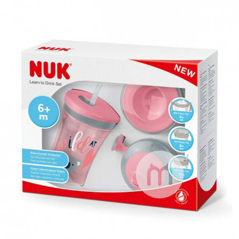 NUK Germany NUK 3-in-1 cup minum ditetapkan untuk lebih dari 6 bulan versi Luar Negeri