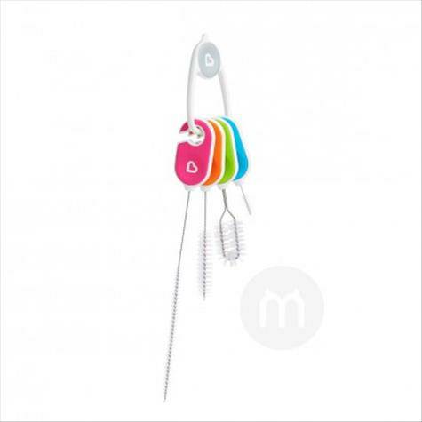 Munchkin 4 set sikat pembersih jenis gantungan kunci Amerika edisi lua...