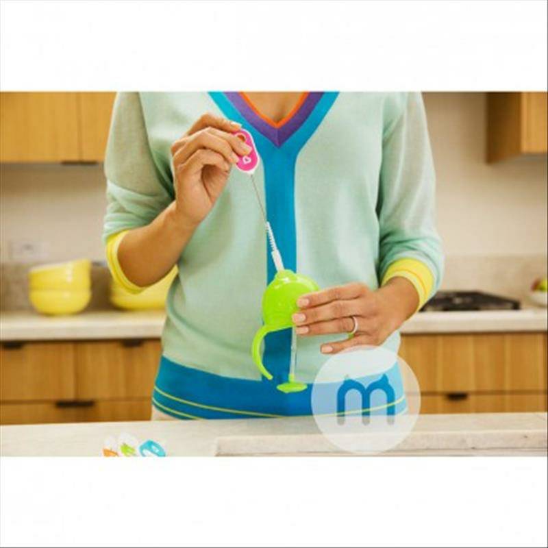 Munchkin 4 set sikat pembersih jenis gantungan kunci Amerika edisi luar negeri