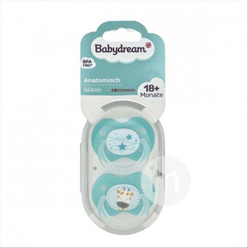 Babydream Jerman Babydream Stellar Giraffe Silicone Pacifier 18 Bulan Old 2 Pack Versi Luar Negeri