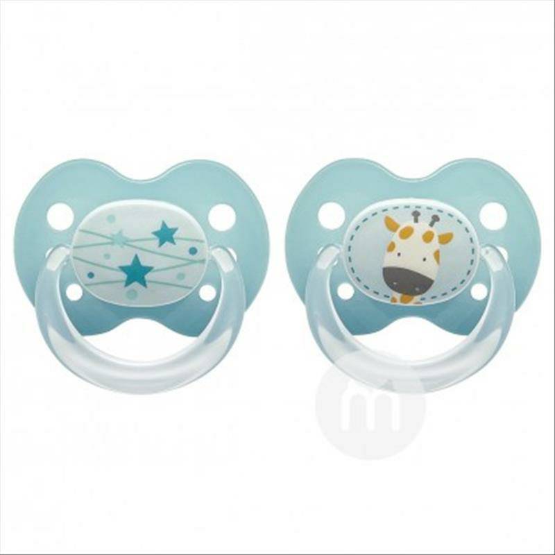 Babydream Jerman Babydream Stellar Giraffe Silicone Pacifier 18 Bulan Old 2 Pack Versi Luar Negeri