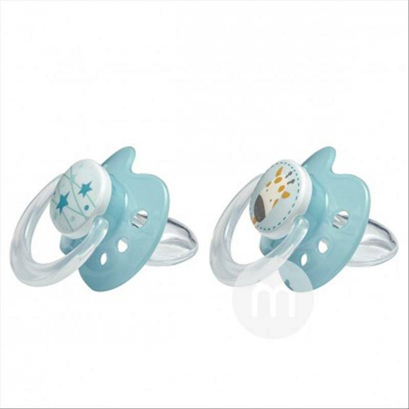 Babydream Jerman Babydream Stellar Giraffe Silicone Pacifier 18 Bulan Old 2 Pack Versi Luar Negeri