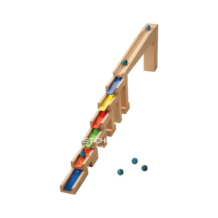 HABA Jerman blok bangunan bola musik kayu versi luar negeri