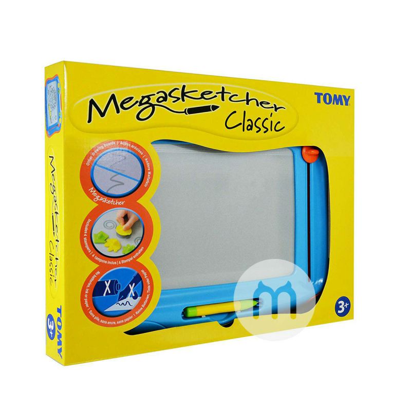 TOMY Jepang Y papan gambar anak-anak dicat skala besar versi luar negeri