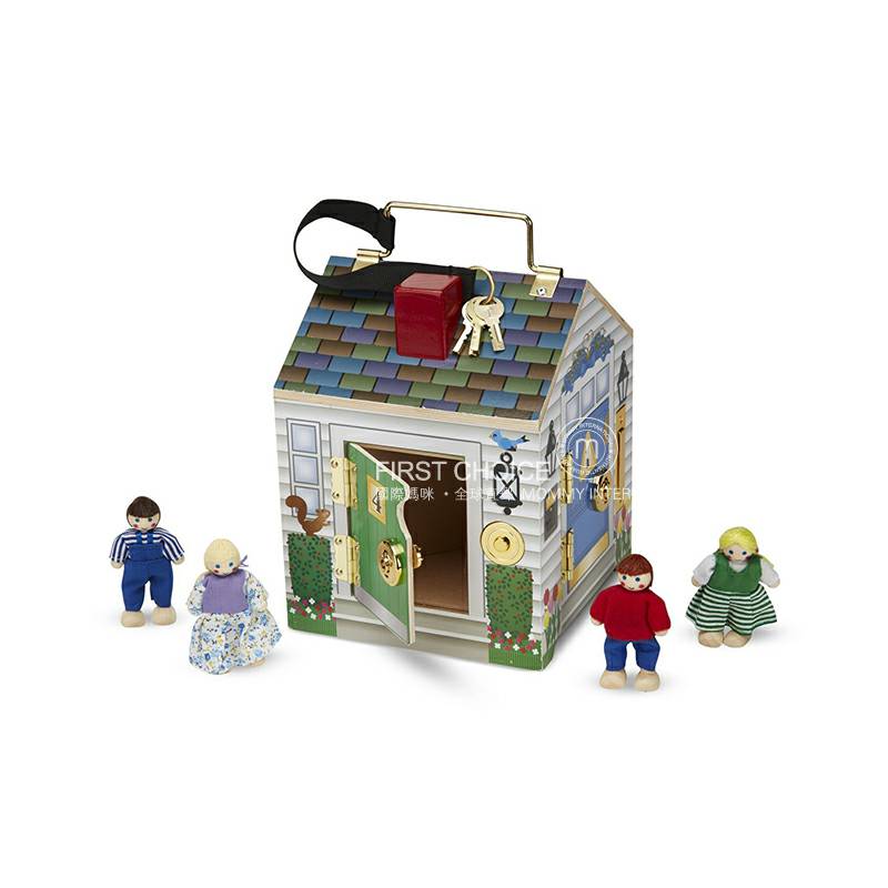 Melissa & Doug Amerika Serikat Doorbell Lodge Overseas Version