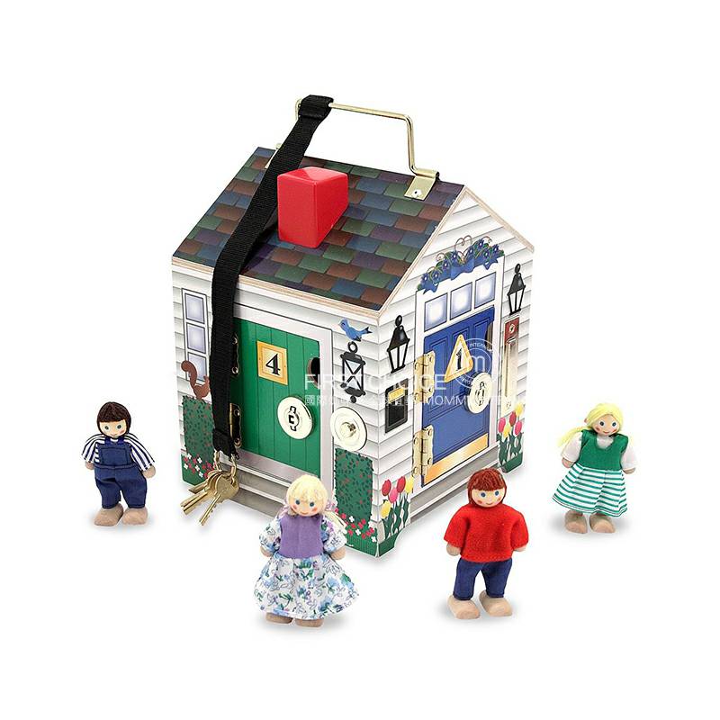 Melissa & Doug Amerika Serikat Doorbell Lodge Overseas Version