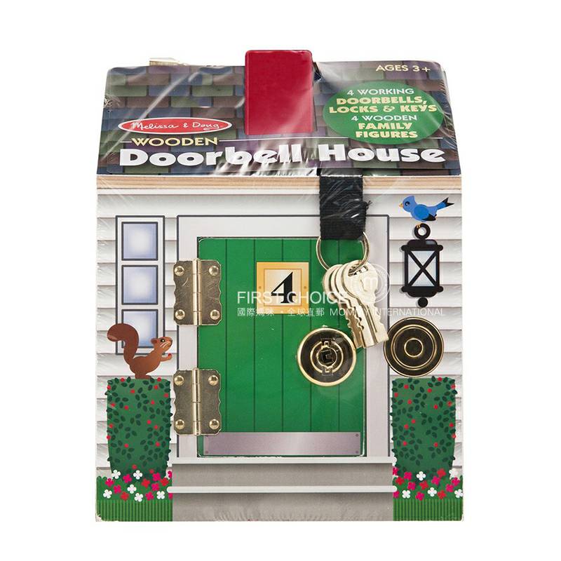 Melissa & Doug Amerika Serikat Doorbell Lodge Overseas Version