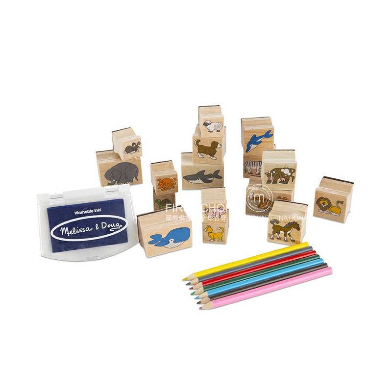 Melissa & Doug Koleksi Perangko Hewan Amerika Serikat Versi Luar Negeri