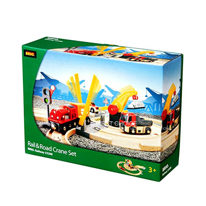 Brio Sweden Melatih Track Truk Kargo Set Edisi Luar Negeri